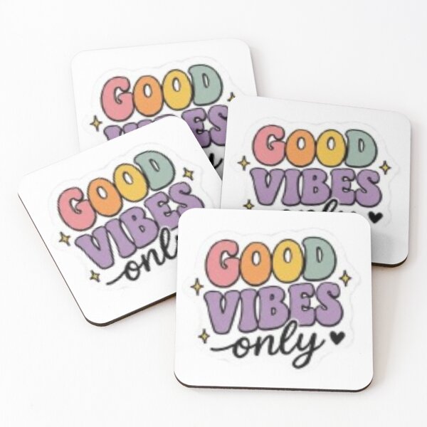 Item preview, Good Vibes Only Sticker | Colorful Aesthetic Typography designed and sold by Jyotisima8929.