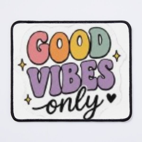 Item preview, Good Vibes Only Sticker | Colorful Aesthetic Typography designed and sold by Jyotisima8929.