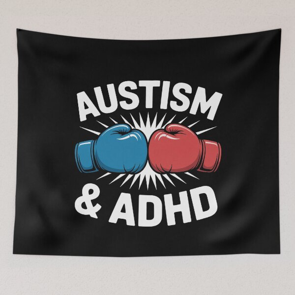 Item preview, Autism and ADHD Boxing Gloves Neurodivergent Gift designed and sold by Say It With Ink.