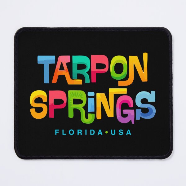 Item preview, Tarpon Springs Florida Mid-Century Typographic design designed and sold by Futurebeachbum.