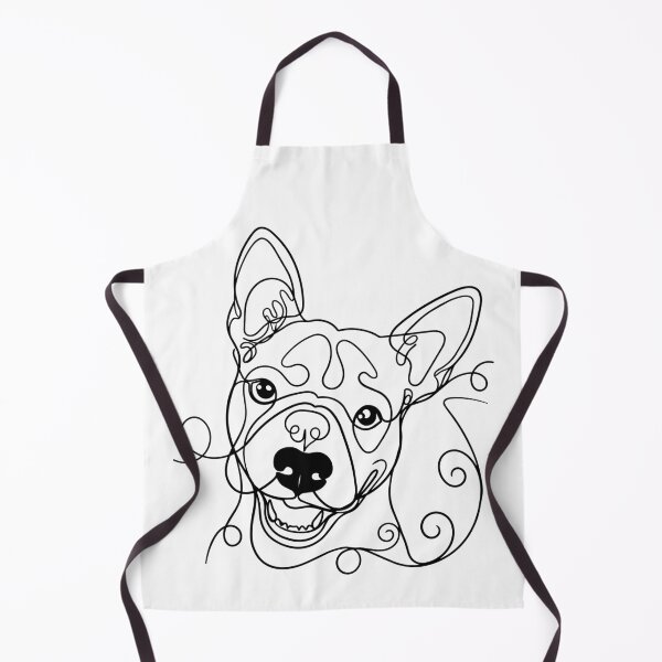 Item preview, Bull Terrier One Line Art – Modern “Egghead” Design designed and sold by Pfotenfaden.