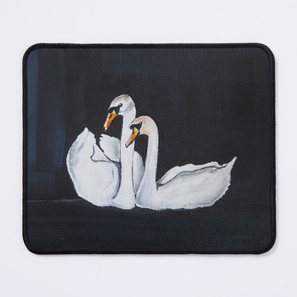 Item preview, Swans at Night designed and sold by Alfred Fox Art.