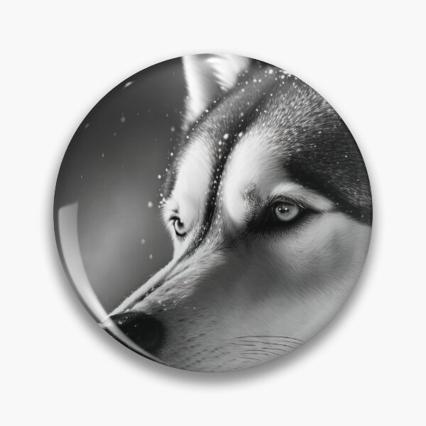 Item preview, A beautiful husky in the winter. designed and sold by DSAHART.