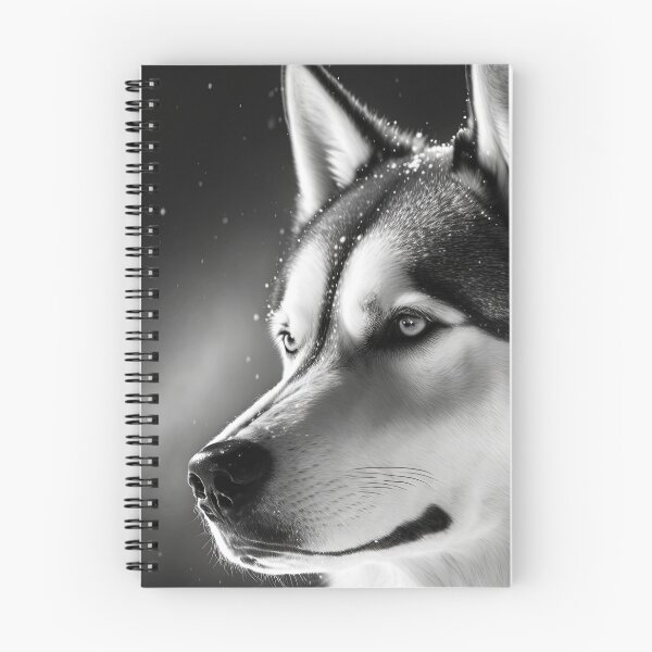 Item preview, A beautiful husky in the winter. designed and sold by DSAHART.