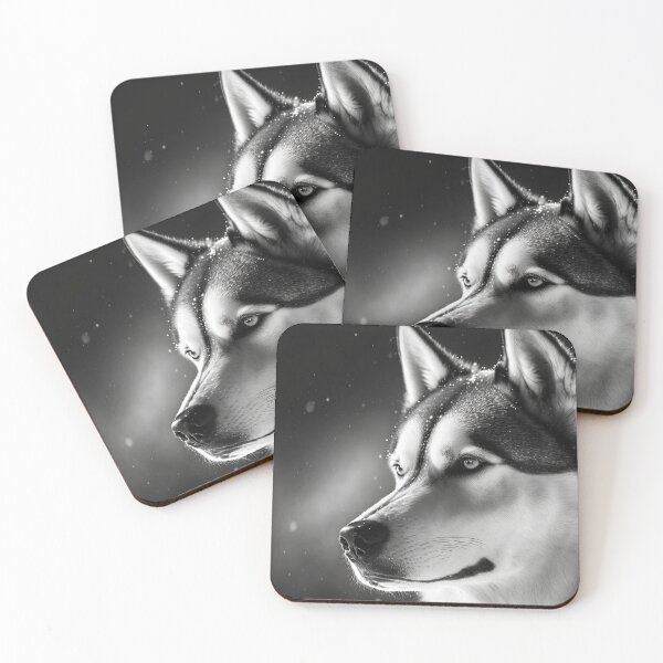 Item preview, A beautiful husky in the winter. designed and sold by DSAHART.