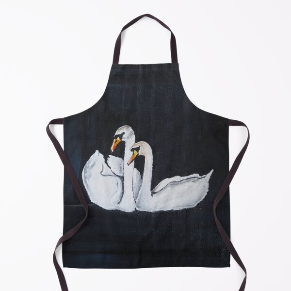 Item preview, Swans at Night designed and sold by Alfred Fox Art.