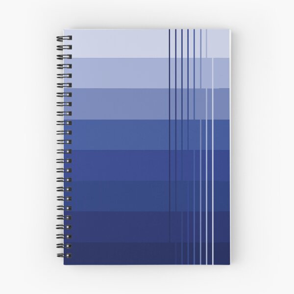 Item preview, Simple design from shades of cornflower blue to dark blue designed and sold by Cherevan.