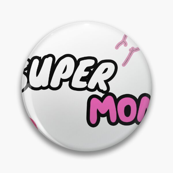 Item preview, Super Mom Pink Floral Mothers Day Gift — Cute Floral Mom Mug Sticker Shirt designed and sold by Artsy BE.