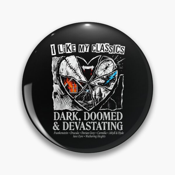 Item preview, I Like My Classics Dark Doomed And Devastating Gothic Literature designed and sold by Fenay Designs.