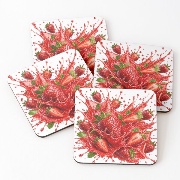 Item preview, Arte de salpicaduras de fresa designed and sold by AureliasDesignStudio.