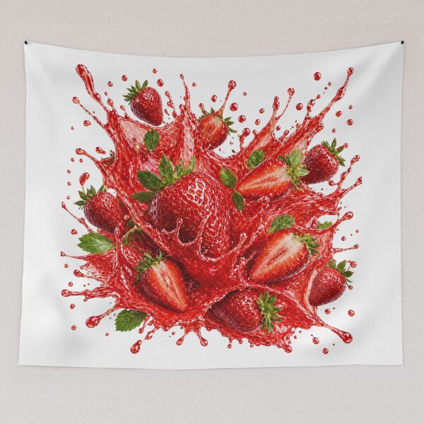 Item preview, Strawberry Splash Art designed and sold by AureliasDesignStudio.