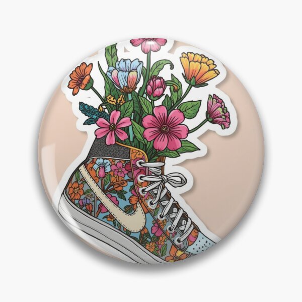 Item preview, Floral shoe designed and sold by Jayshreedevi.
