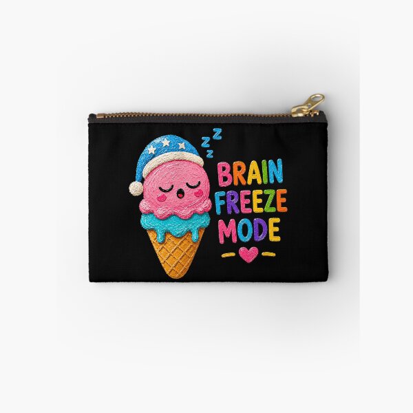 Item preview, Brain Freeze Mode Sleepy Ice Cream Aesthetic designed and sold by Liv Solara.
