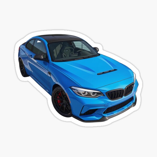 Item preview, Blue Sports Coupe Front Right View Vector Art designed and sold by NikksGarage.