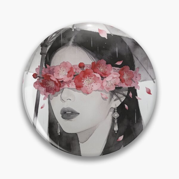 Item preview, "The Secret of the Inner Garden: Romantic Poster with Flowers and Umbrella" designed and sold by  BoomPoster.