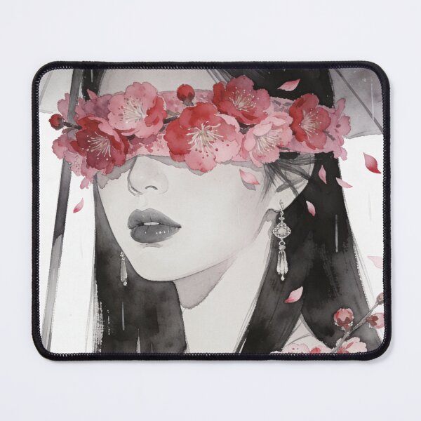 Item preview, "The Secret of the Inner Garden: Romantic Poster with Flowers and Umbrella" designed and sold by BoomPoster.