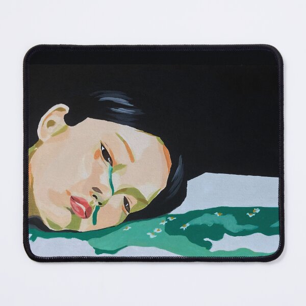 Item preview, Reclining portrait with a flowery tear designed and sold by pencilIDK.