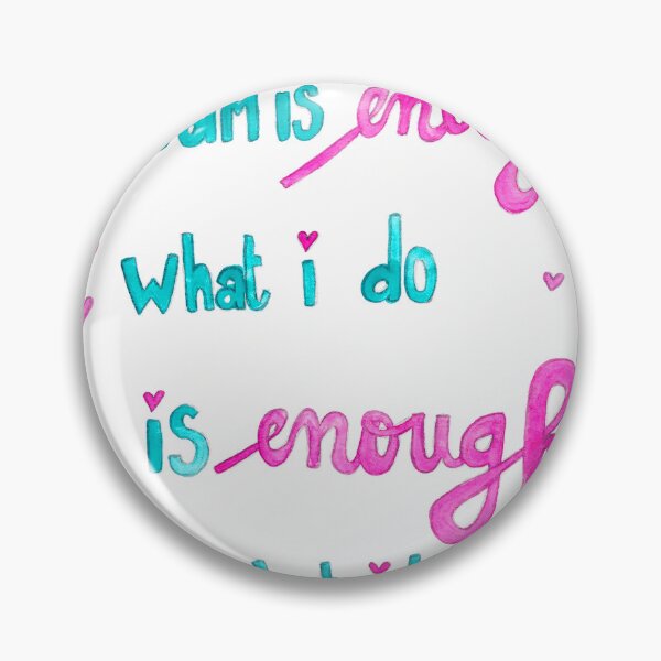 Item preview, I am Enough | Junk Journal Sticker | Bullet Journal | Scrapbook  designed and sold by Revlie1.
