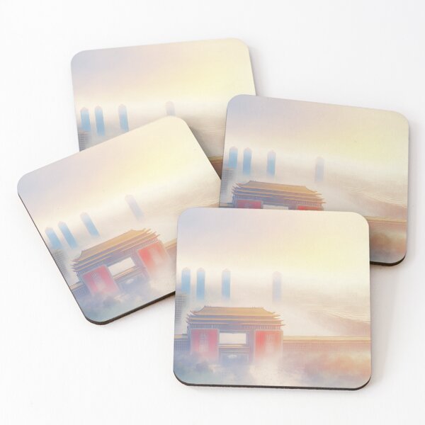Item preview, A beautiful watercolour Beijing, China metropolitan area. designed and sold by DSAHART.