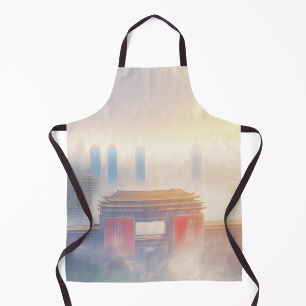 Item preview, A beautiful watercolour Beijing, China metropolitan area. designed and sold by DSAHART.