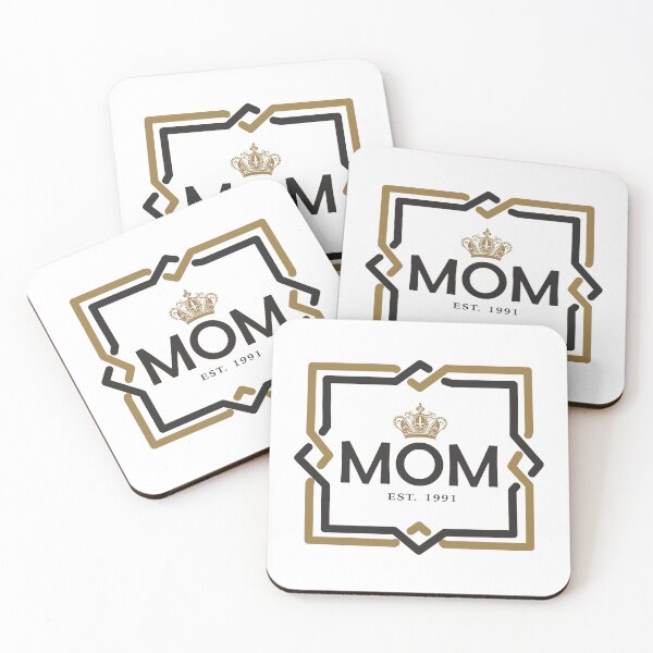 Item preview, Mom Established 1991 Modern Royal Badge designed and sold by ElisabethRaven.
