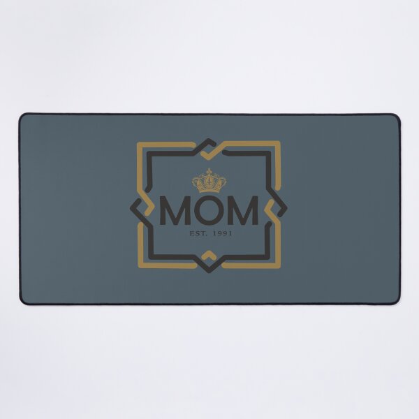 Item preview, Mom Established 1991 Modern Royal Badge designed and sold by ElisabethRaven.