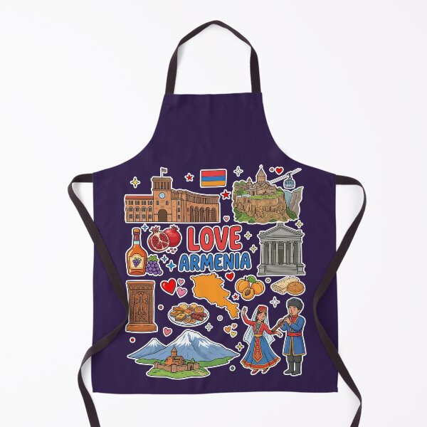 Item preview, Love Armenia - Cultural Heritage Icons & Landmark Sticker Art designed and sold by mashmosh.