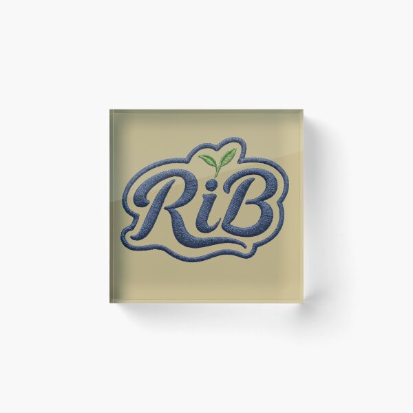 Item preview, Deep Navy Ribbed Sprout Urban Biology Script designed and sold by Rib-Brand.