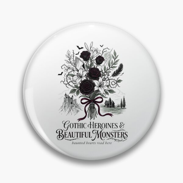 Item preview, Gothic Heroines And Beautiful Monsters Haunted Hearts Read Here designed and sold by Fenay Designs.