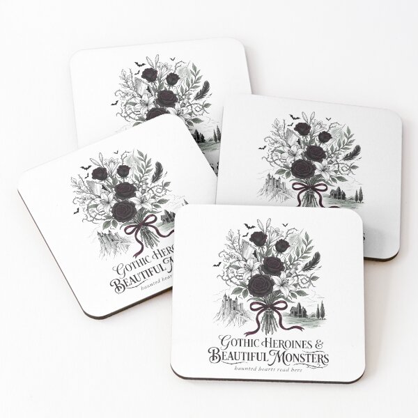 Item preview, Gothic Heroines And Beautiful Monsters Haunted Hearts Read Here designed and sold by Fenay Designs.