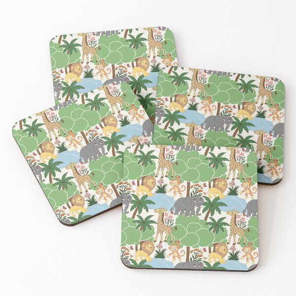 Item preview, Jungle Nursery Animals Safari Pattern  designed and sold by DColourMuse.