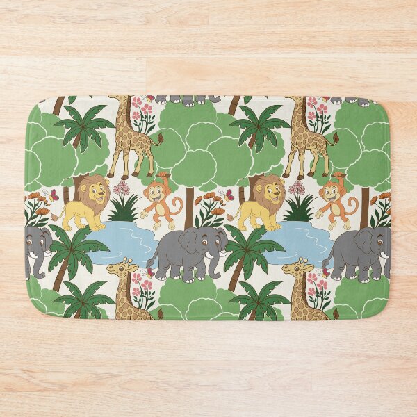 Item preview, Jungle Nursery Animals Safari Pattern  designed and sold by DColourMuse.