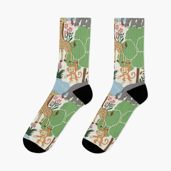 Item preview, Jungle Nursery Animals Safari Pattern  designed and sold by DColourMuse.