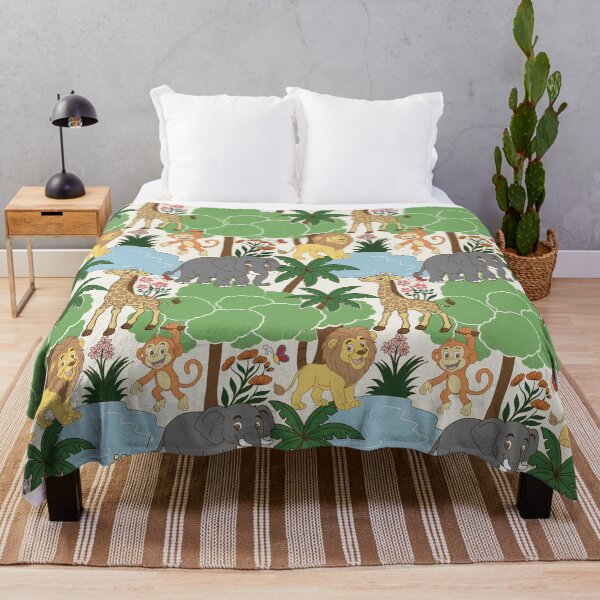 Item preview, Jungle Nursery Animals Safari Pattern  designed and sold by DColourMuse.