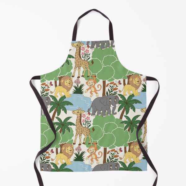 Item preview, Jungle Nursery Animals Safari Pattern designed and sold by DColourMuse.