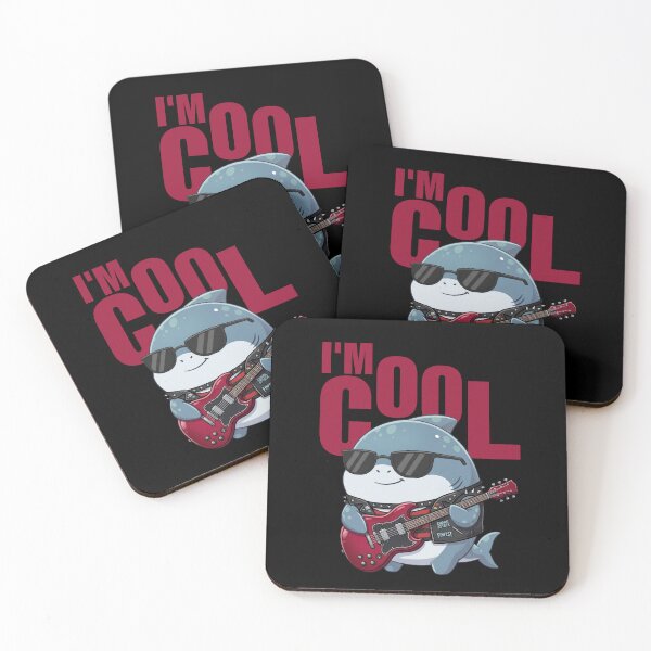 Item preview, Cool Rocker Shark  designed and sold by Nature's Chibis.