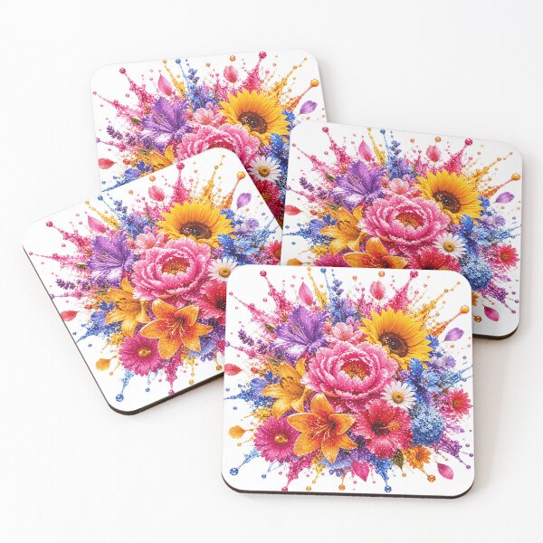 Item preview, Colorful Flower Splash Art designed and sold by AureliasDesignStudio.