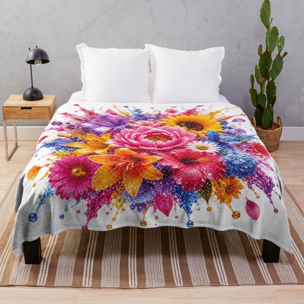 Item preview, Colorful Flower Splash Art designed and sold by AureliasDesignStudio.