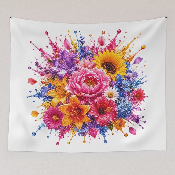 Item preview, Colorful Flower Splash Art designed and sold by AureliasDesignStudio.