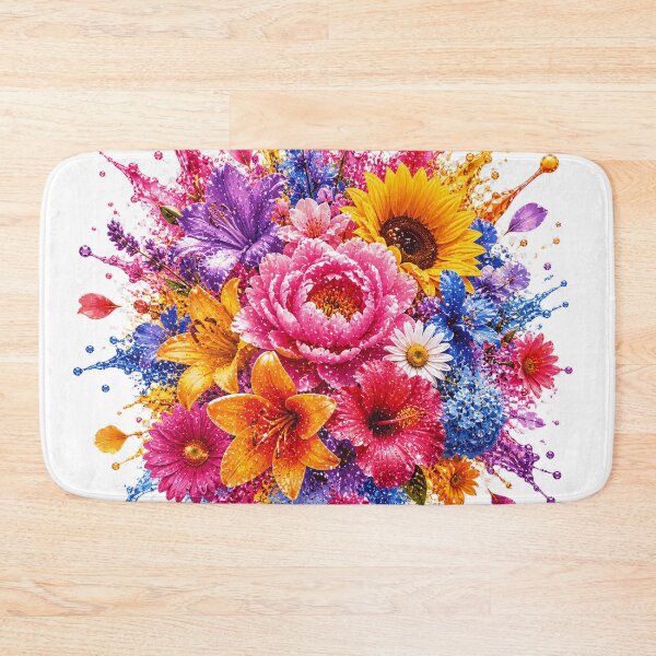 Item preview, Colorful Flower Splash Art designed and sold by AureliasDesignStudio.
