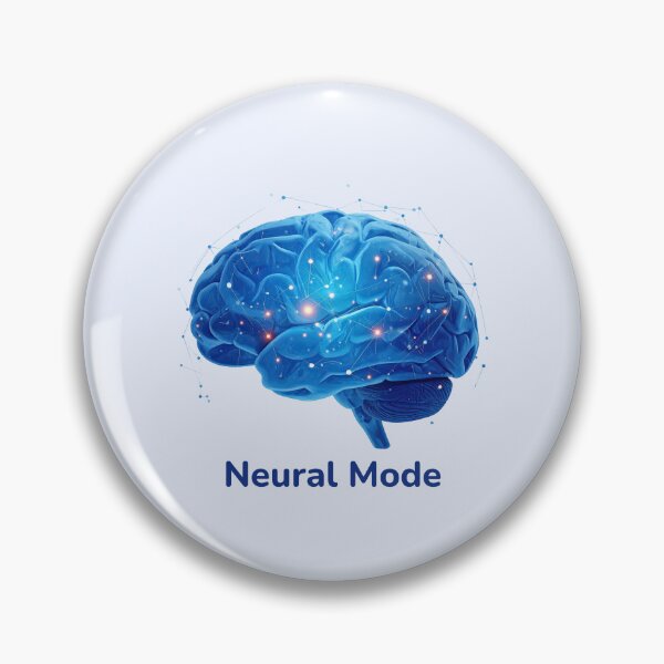 Item preview, Neural Mode - Digital Brain Tech Design designed and sold by Kreativa1.