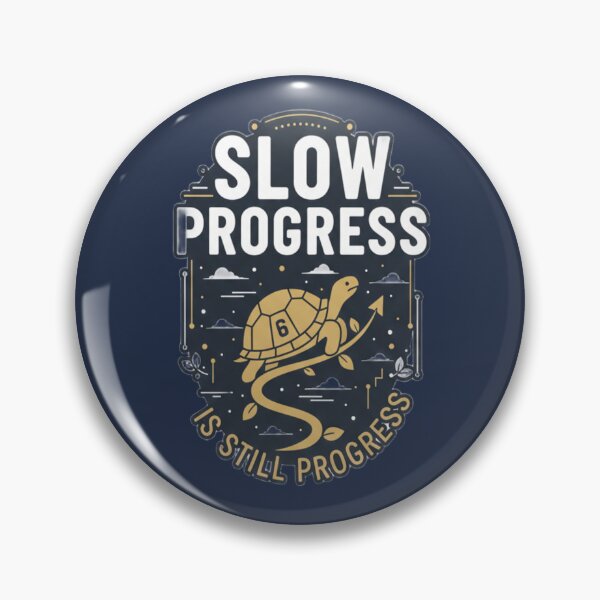 Item preview, Slow Progress Is Still Progress Turtle Motivation T-Shirt designed and sold by ArthUpscale.