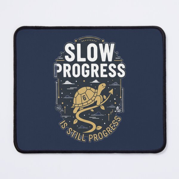Item preview, Slow Progress Is Still Progress Turtle Motivation T-Shirt designed and sold by ArthUpscale.