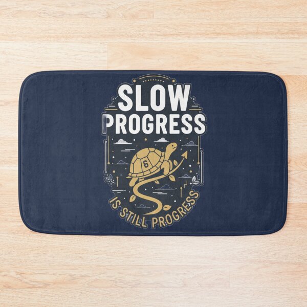 Item preview, Slow Progress Is Still Progress Turtle Motivation T-Shirt designed and sold by ArthUpscale.