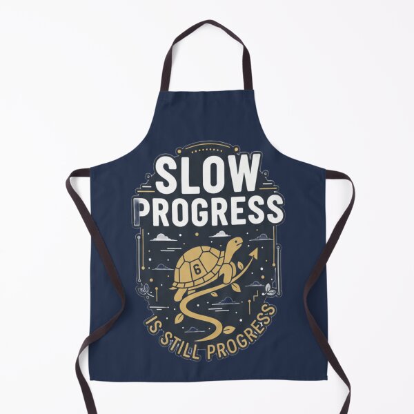 Item preview, Slow Progress Is Still Progress Turtle Motivation T-Shirt designed and sold by ArthUpscale.