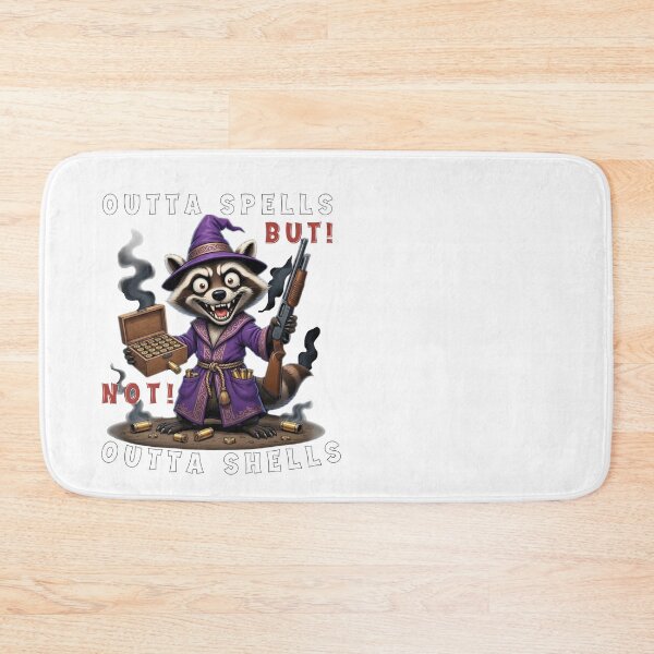 Item preview, Outta spells… but not outta shells. This raccoon doesn’t cast spells from books… it writes its own rules. designed and sold by Creative-Sanc.