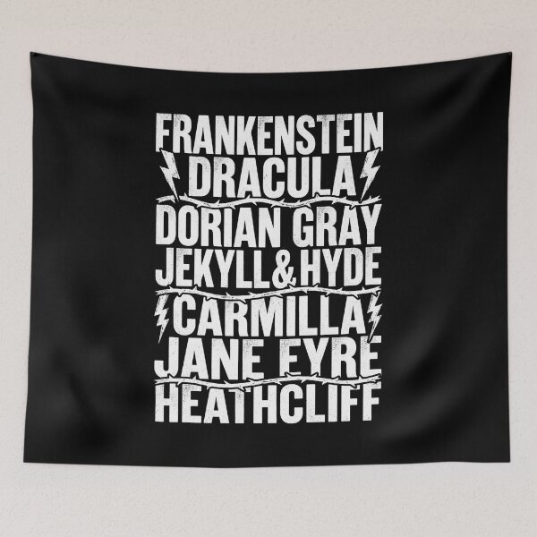 Item preview, Frankenstein Dracula Dorian Gray Jekyll Hyde Carmilla Jane Eyre Heathcliff designed and sold by Fenay Designs.