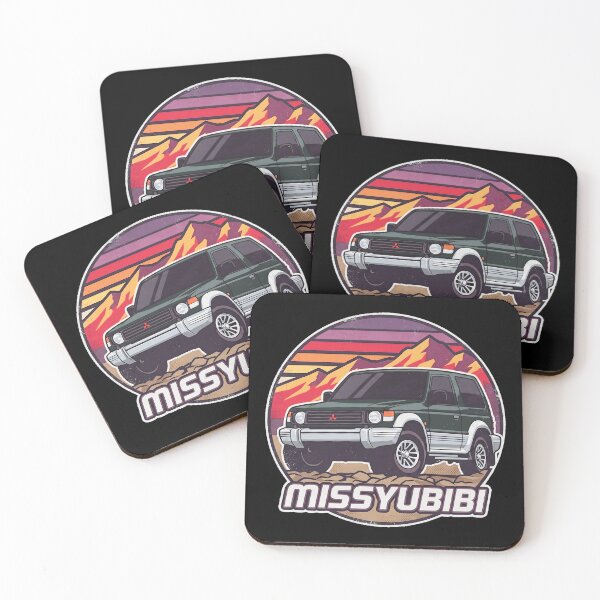 Item preview, Retro Pajero MISSYUBIBI Mountain Sunset Green designed and sold by Off-Road-Zone.