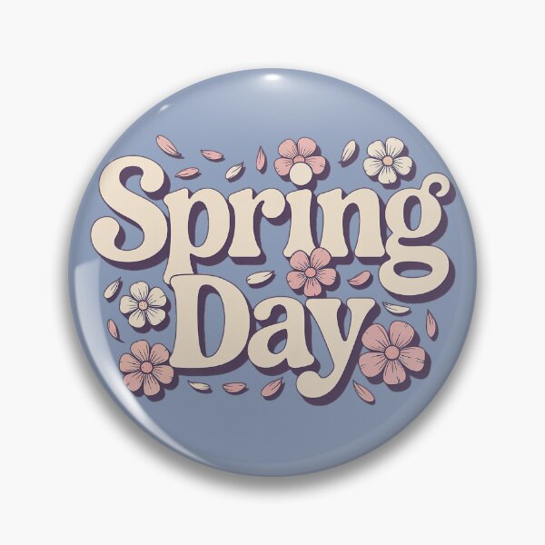 Item preview, Spring Day Floral Retro Typography Pastel Bloom designed and sold by Meivelle.