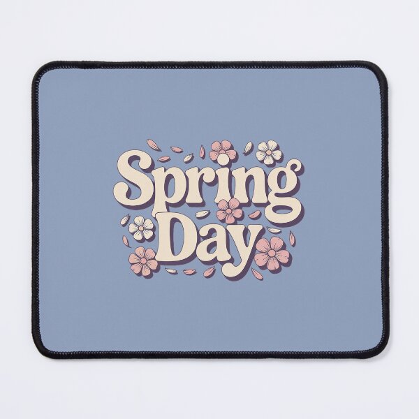 Item preview, Spring Day Floral Retro Typography Pastel Bloom designed and sold by Meivelle.